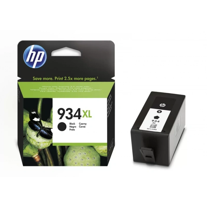 HP C2P23AE (934XL) SIYAH YUKSEK KAPASITELI MUREKKEP KARTUSU 1.000 SAYFA