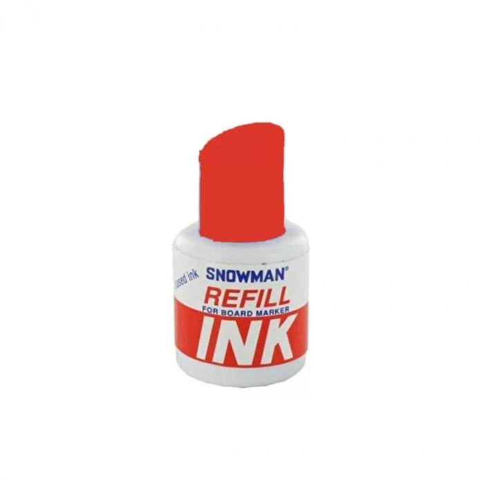 SNOWMAN BN-1A TAHTA KALEM MÜREKKEBİ KIRMIZI 30cc