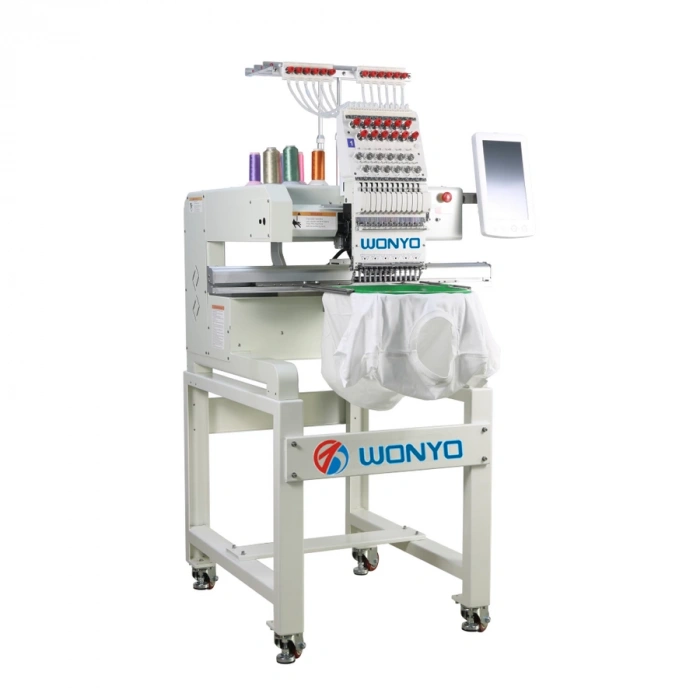 Wonyo WYQ1201L Tek Kafa 12 İğne Nakış Makinesi (60Cm X 40 Cm İşleme Alanı)