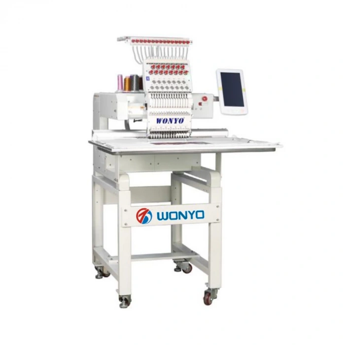 Wonyo WYQ1201L Tek Kafa 12 İğne Nakış Makinesi (60Cm X 40 Cm İşleme Alanı)