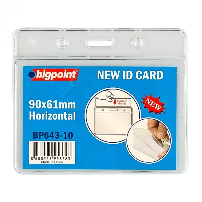 Bigpoint BP643 Kart Poşeti Dikey 90x61mm (10 lu)