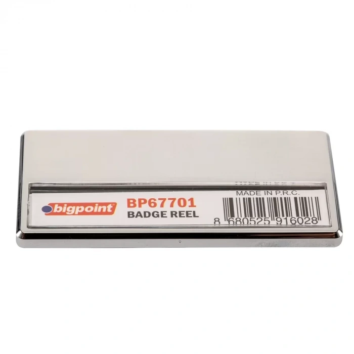 Bigpoint BP677 Metal Mıknatıslı İsimlik Silver