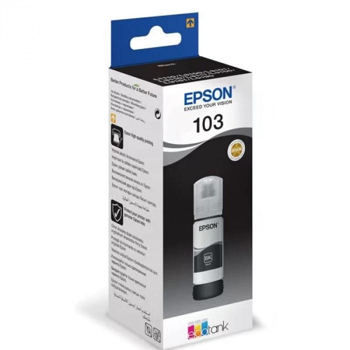 EPSON C13T00S14A 103 ECOTANK BLACK İNK BOTTLE