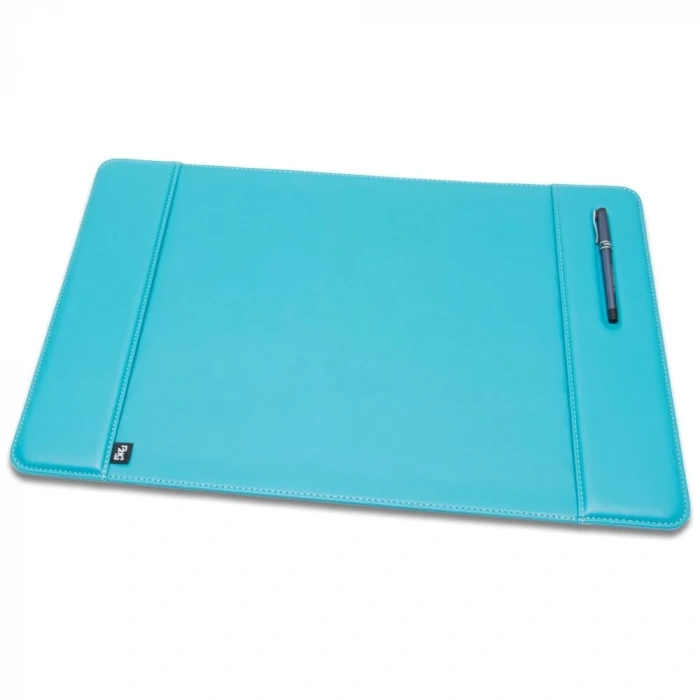 2K 535-12 Rainbow Turkuaz Suni Deri Tek Parça Pad Sümen