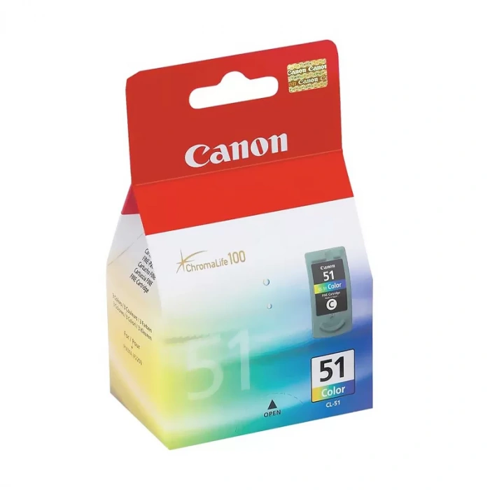 CANON CL-51 RENKLİ KARTUŞ 500 SAYFA (İP2200 İP6220D MP160 MP460 MX300)