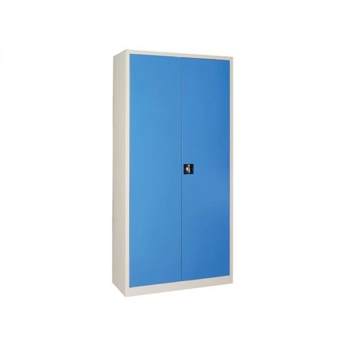 Tam Boy Mavi Açık Gri Dosya Dolabı Metal 198cm