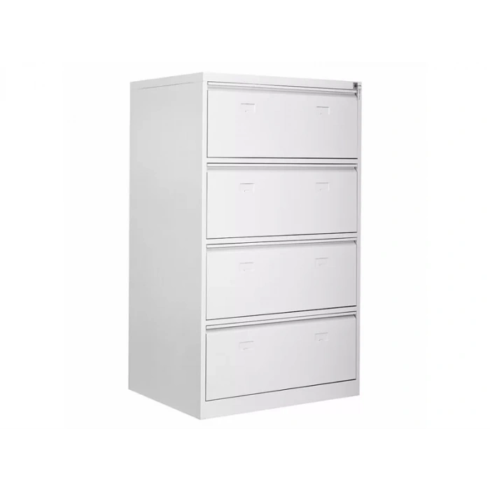 Dört Geniş Çekmeceli Metal Kartoteks Askılı Dosya Dolabı 84*62*133h
