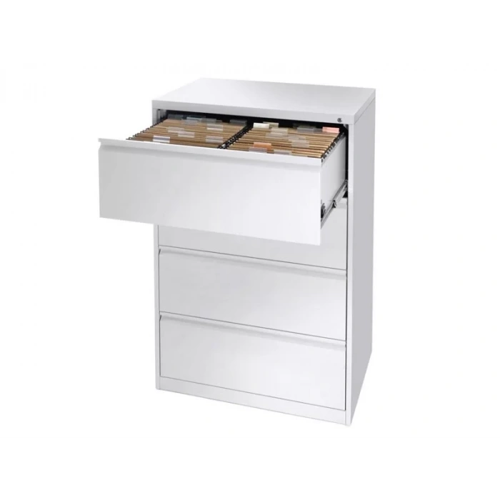 Dört Geniş Çekmeceli Metal Kartoteks Askılı Dosya Dolabı 84*62*133h