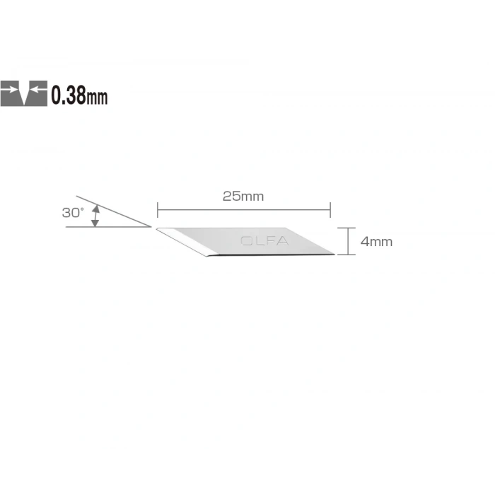 OLFA KB-5/30 Kretuar Bıçağı Yedeği 30lu Tüp