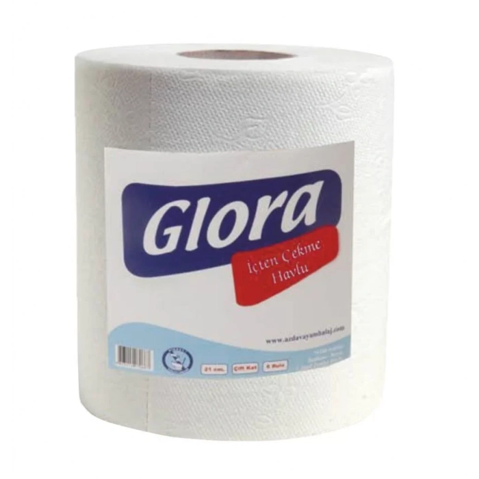 Glora İçten Çekmeli Havlu (6 lı 20 cm)