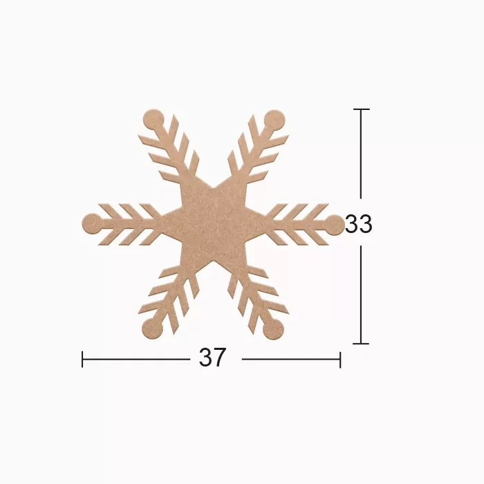 Hobi-Art DS 79 Boyanabilir Ahşap Desenli Duvar Süsü
