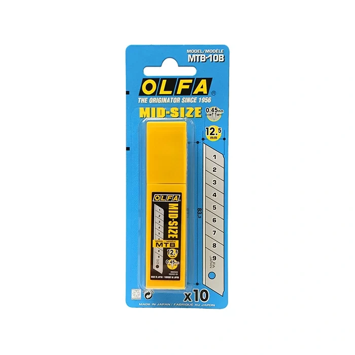 OLFA MTB-10B Maket Bıçağı Yedeği - 10lu Tüp