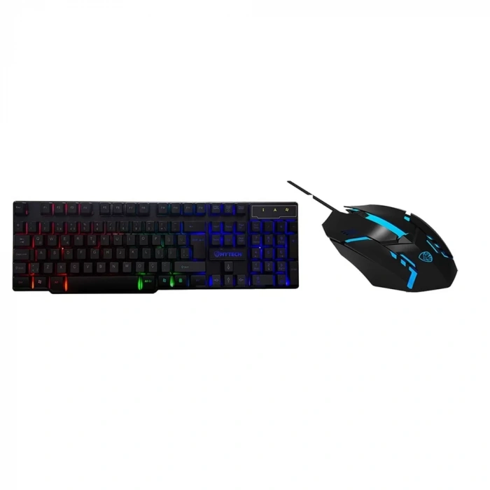Hytech Hkm-x78 Valor Siyah Usb Gökkuşağı Zemin Aydınlatmalı Gaming Oyuncu Klavye Mouse Set