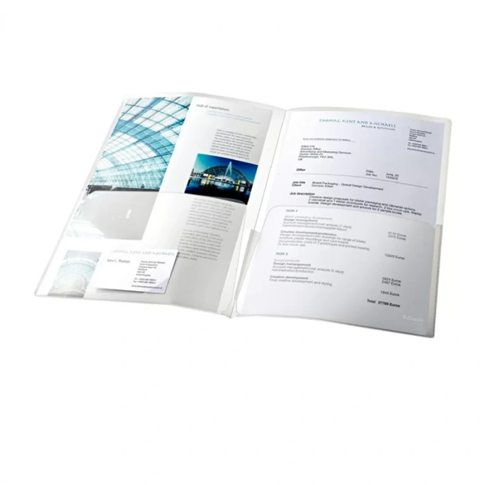 ESSELTE 17324 L POŞET DOSYA A4 ŞEFFAF 2Lİ