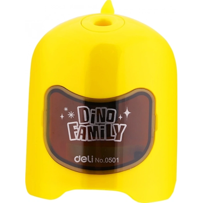 DELİ 0501 DİNO FAMİLY PİLLİ MASA ÜSTÜ KALEMTRAŞ