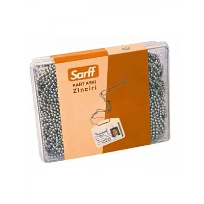 SARFF KART ASKI ZİNCİRİ 75cm METAL 100LÜ (15323057)