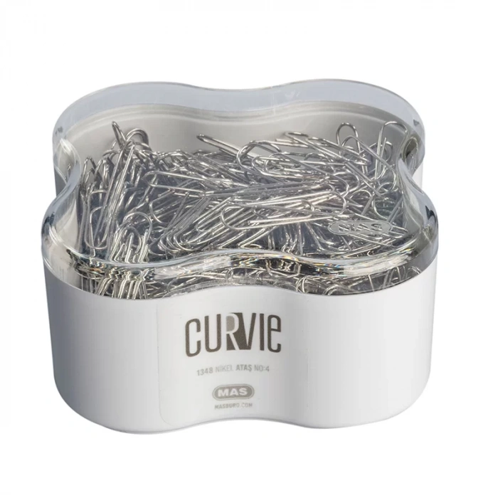 MAS 1348 CURVİE NİKELLİ ATAŞ NO:4 400 ADET
