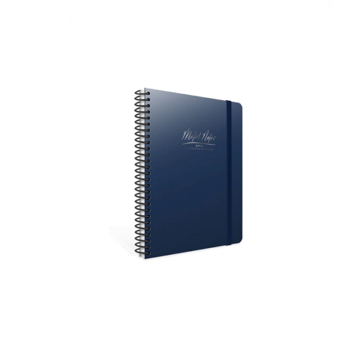 GIPTA METAL NOTES SPİRALLİ DEFTER A4 KARELİ 80 YAPRAK (4470)