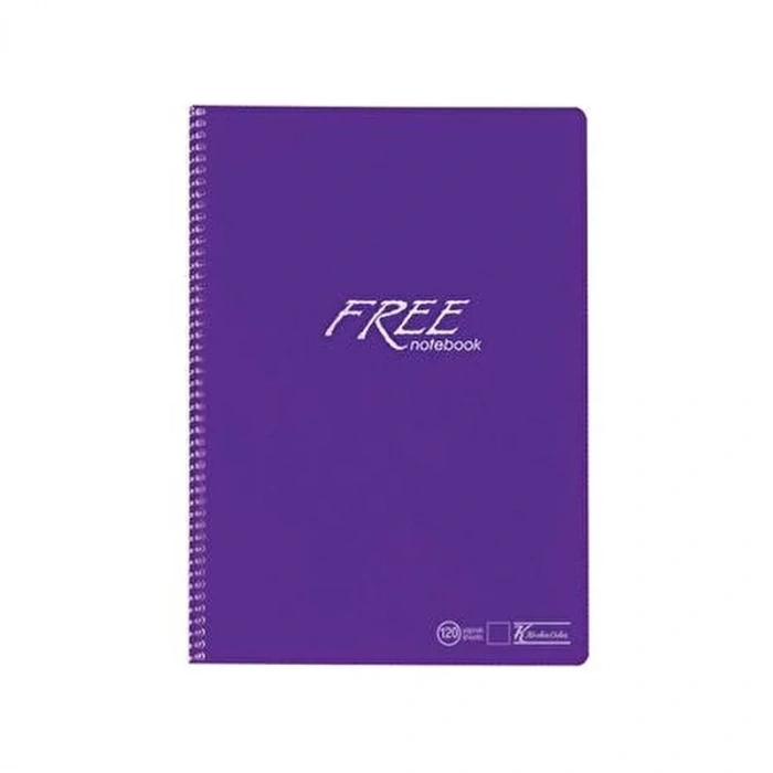KESKİN FREE SPİRALLİ DEFTER A4 DÜZ 120 YAPRAK (320450)