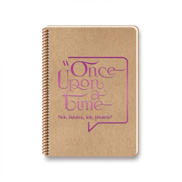 KESKİN FUNKY SPİRALLİ SERT KAPAK DEFTER 17x24 ÇİZGİLİ 100 YAPRAK (418011)