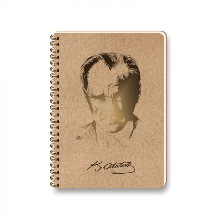 KESKİN FUNKY ATA SPİRALLİ DEFTER 17x23 DÜZ 100 YAPRAK (418110)