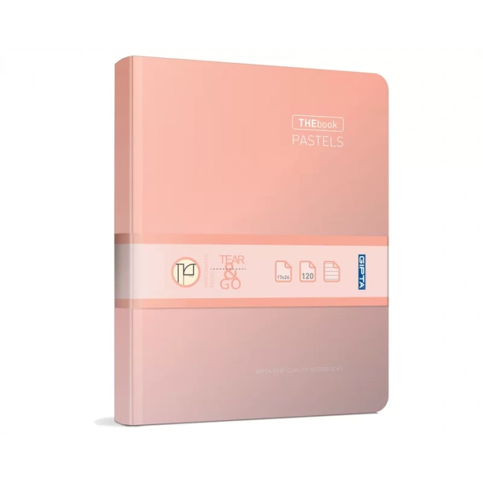 GIPTA THE BOOK PASTELS SERT KAPAK DEFTER 20x28 ÇİZGİLİ 120 YAPRAK (3302)