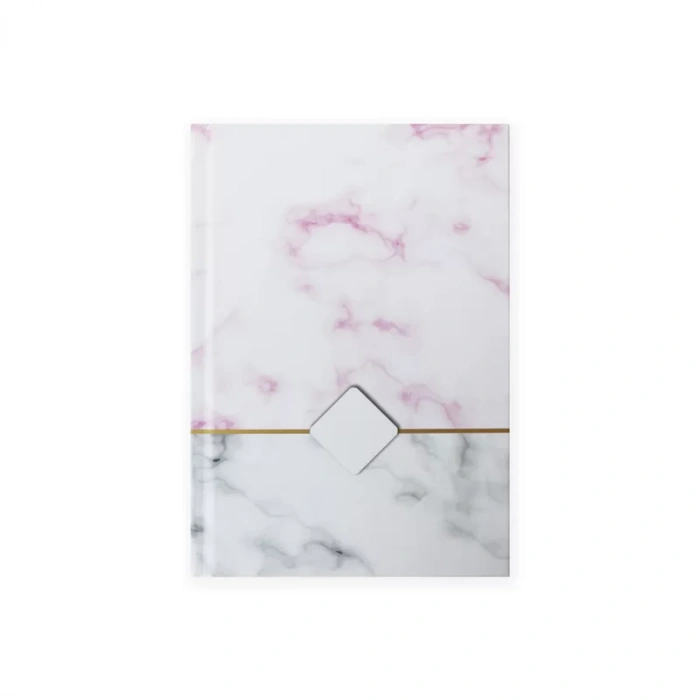 KESKİN MARBLE CİLTLİ DEFTER 14x20 ÇİZGİLİ 64 YAPRAK (414641)
