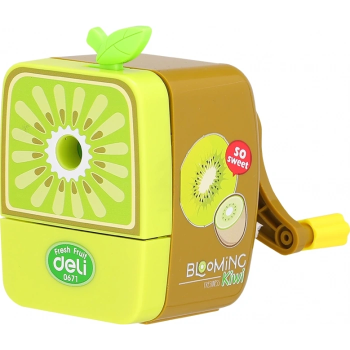 DELİ 0671 BLOOMİNG KİWİ MASA ÜSTÜ KALEMTRAŞ