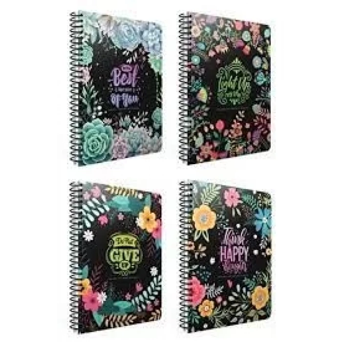 GIPTA BEST NOTES SPİRALLİ SERT KAPAK DEFTER 20x28 KARELİ 120 YAPRAK (5082)