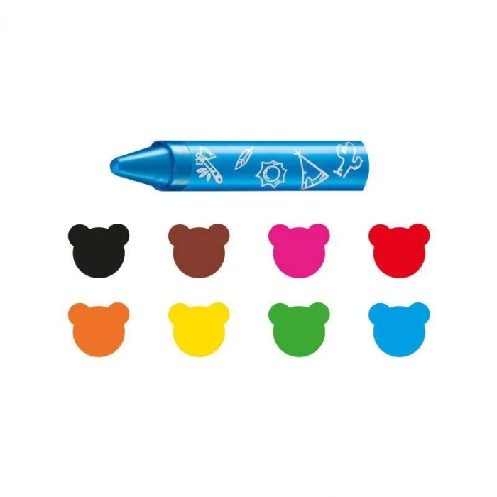 CARİOCA 42892 SÜPER CRAYONS PASTEL BOYA KALEMİ JUMBO 8 RENK