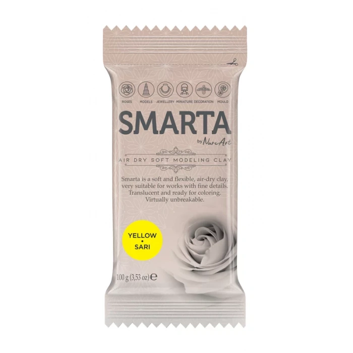 SMARTA HAVA İLE KURUYAN MODELLEME HAMURU 13 SARI 100gr