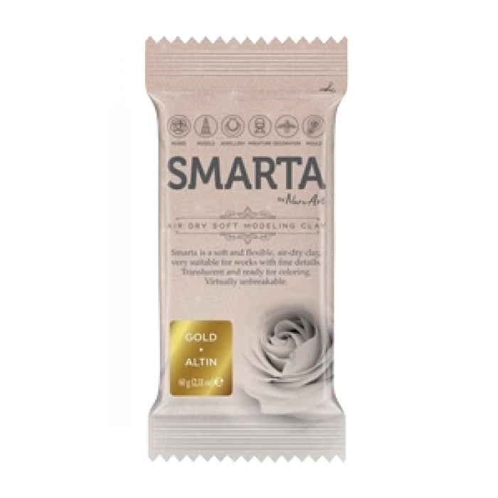 SMARTA HAVA İLE KURUYAN MODELLEME HAMURU 27 METALİK ALTIN 60gr