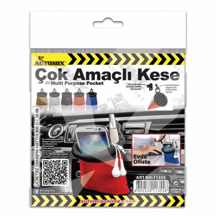 AUTOMİX 11355 ÇOK AMAÇLI ASKILI KESE