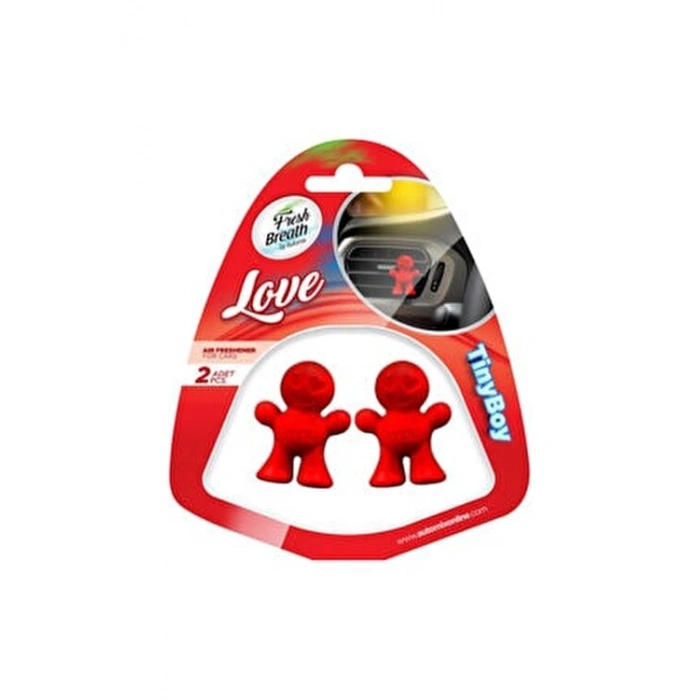 AUTOMİX FRESH BREATH 44572 IZGARA TİP HAVA TAZELEYİCİ ARAÇ KOKUSU LOVE 2Lİ BLİSTER