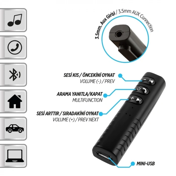 AUTOMİX 40040 AUX BLUETOOTH KİT