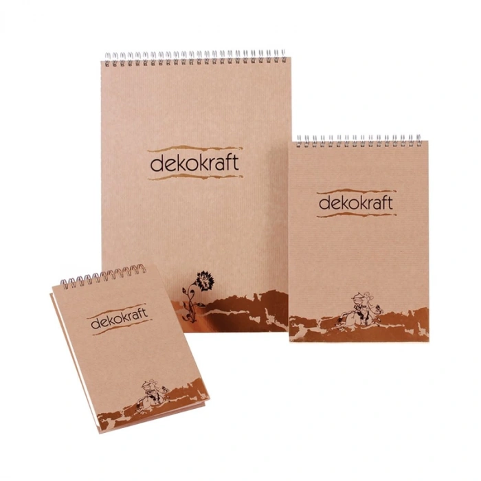KESKİN NOTEBOOK SPİRALLİ BLOKNOT KRAFT A4 ÇİZGİLİ 100 YAPRAK (140561)