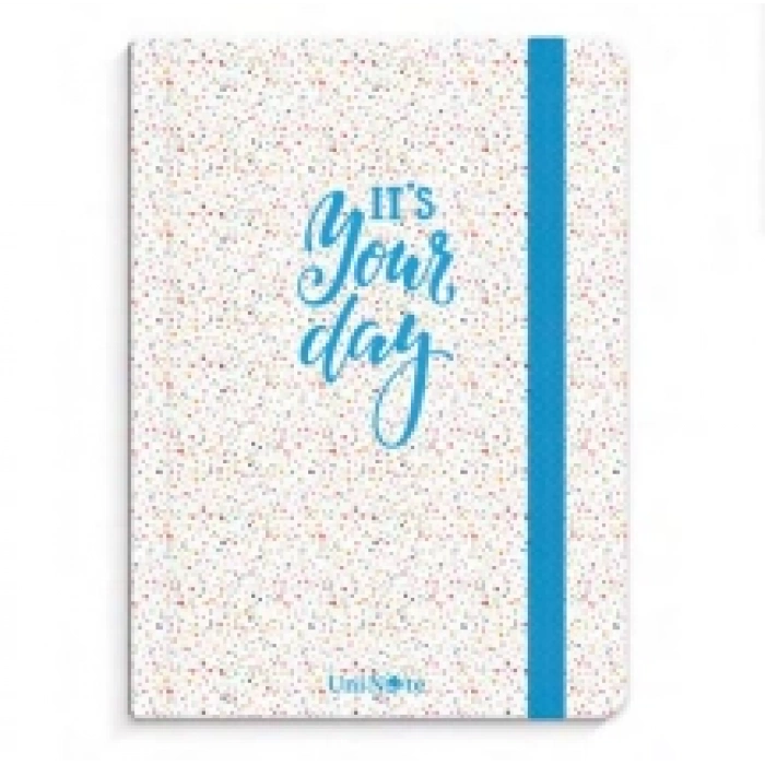 ÇINAR UNİ-NOTE YOUR DAY LASTİKLİ SPİRALLİ SERT KAPAK DEFTER 17x24 KARELİ 120 YAPRAK (55185)