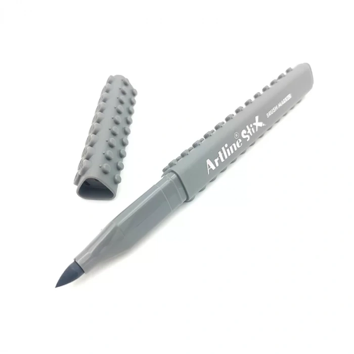 ARTLİNE ETX-F STİX BRUSH MARKÖR ESNEK FIRÇA UÇLU KEÇELİ KALEM GRİ