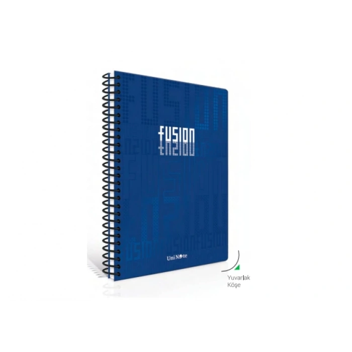 ÇINAR FUSİON SPİRALLİ SERT KAPAK DEFTER A4 ÇİZGİLİ 100 YAPRAK (55256)