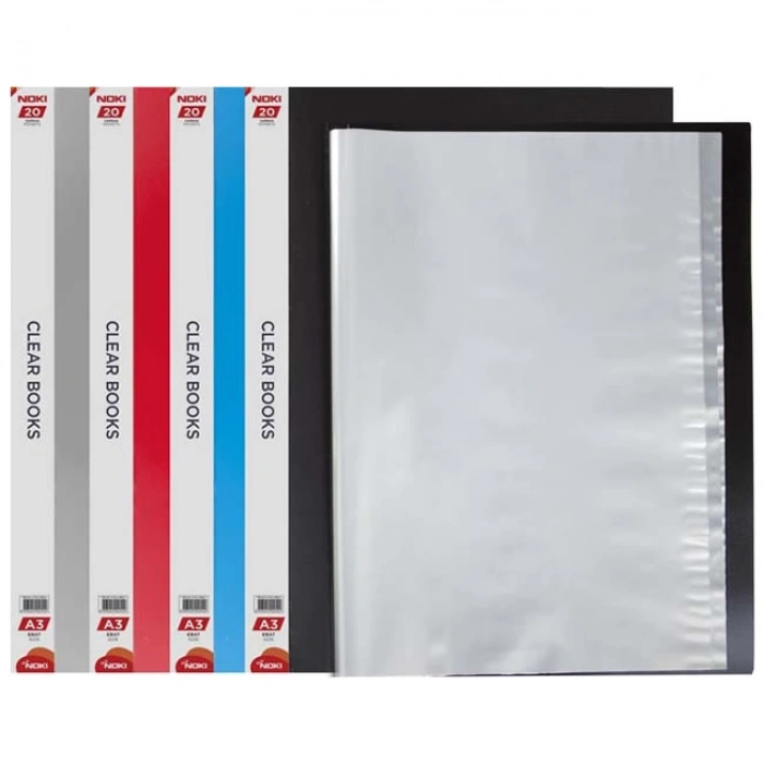 NOKİ 64130 ECO SUNUM DOSYASI A4 30LU SİYAH