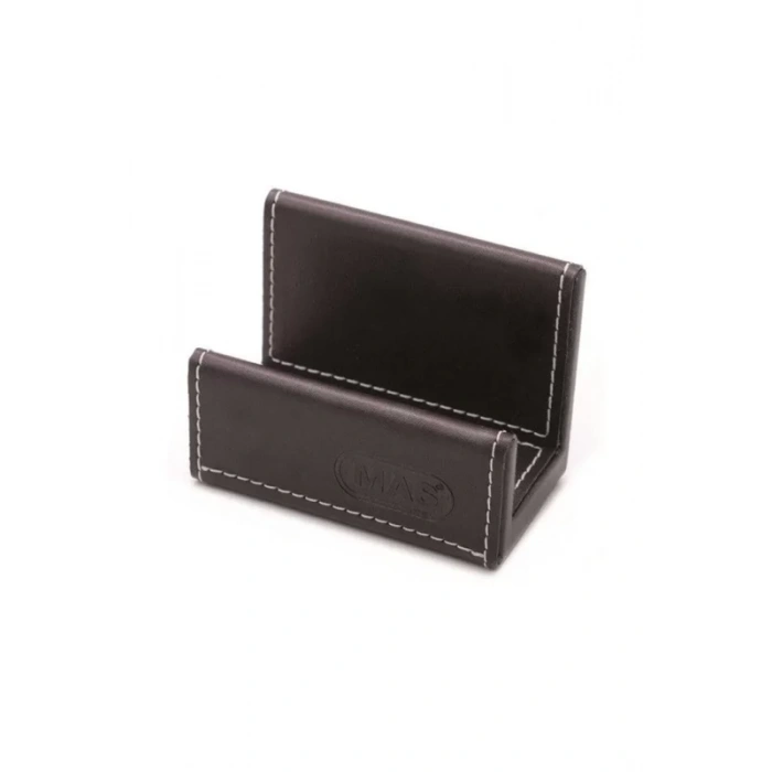 MAS 3820 ELEGAN SUNİ DERİ KARTVİZİTLİK KAHVE