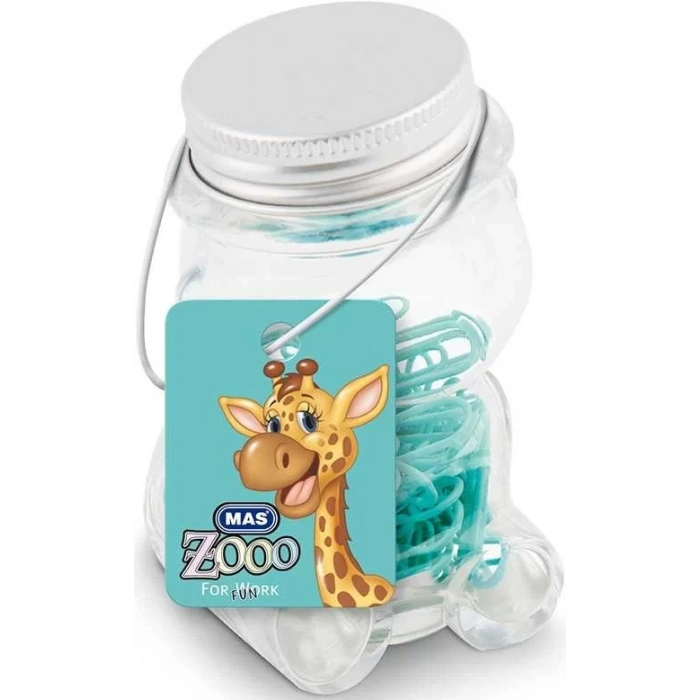 MAS 618 ZOO ATAŞ NO:2 TURKUAZ CAM KAVANOZ