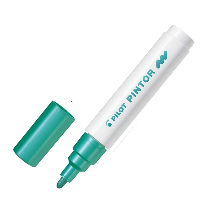 PİLOT PİNTOR DEKORASYON KALEMİ M METALİK YEŞİL (51002086) (SW-PT-M-MG)