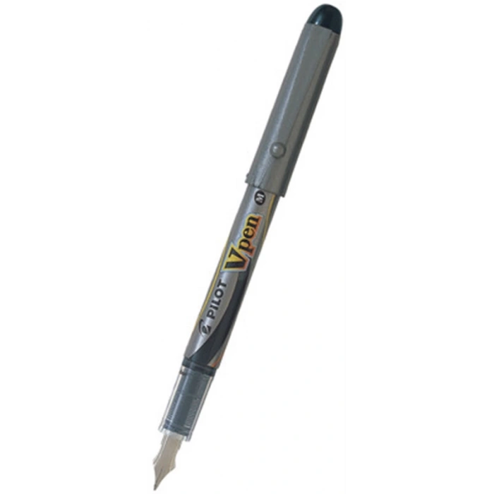 PİLOT V-PEN SİLVER DOLMA KALEM SİYAH (51001847) (SVP-4M-B)