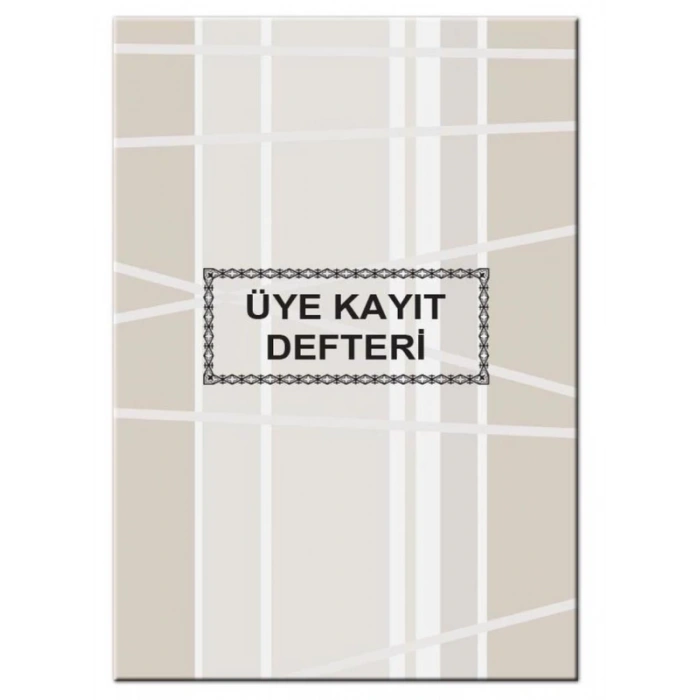 CEM MATBAA ÜYE KAYIT DEFTERİ 40 YAPRAK