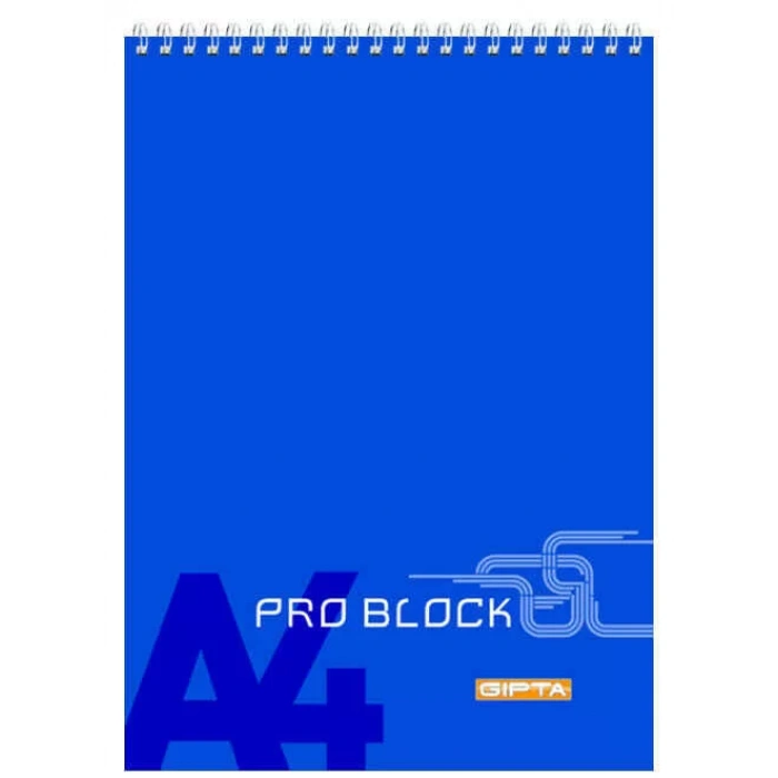 GIPTA PRO-BLOCK SPİRALLİ BLOKNOT A4 KARELİ 40 YAPRAK (1398)