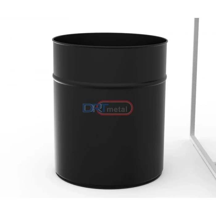 DRT METAL DRT 1001 METAL KONİK ÇÖP KOVASI SİYAH