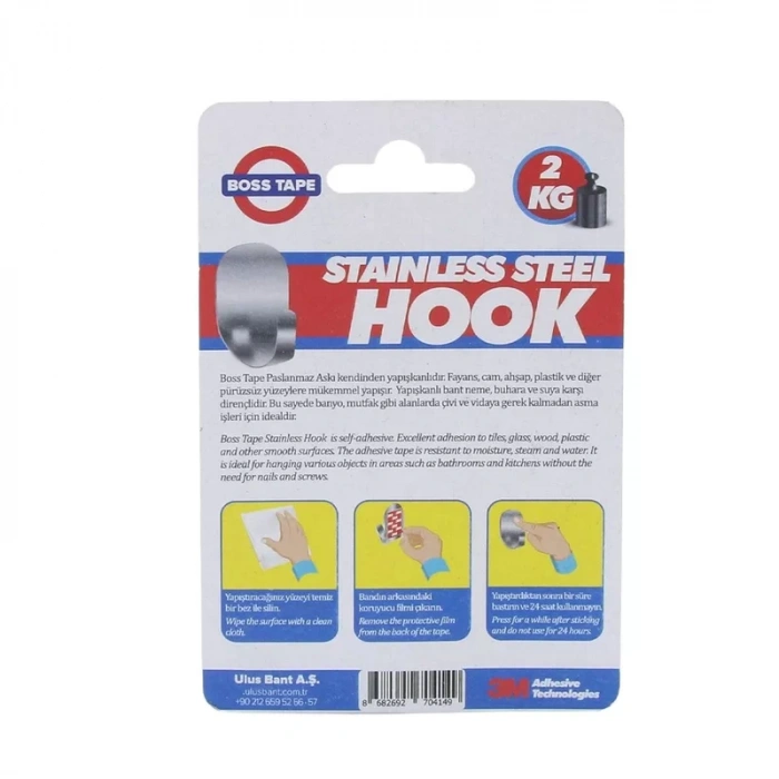 BOSS TAPE 4149 PASLANMAZ KÜÇÜK ASKI 2Lİ BLİSTER