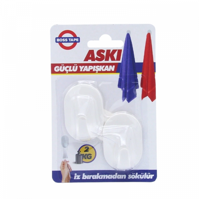 BOSS TAPE 4125 PLASTİK KÜÇÜK ASKI 2Lİ BLİSTER