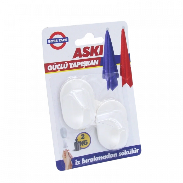 BOSS TAPE 4125 PLASTİK KÜÇÜK ASKI 2Lİ BLİSTER